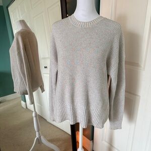 525 America Cream Knit Sweater - xs